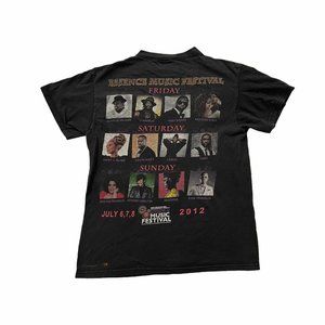 Essence Festival - Aretha Franklin, Mary J Blige - 2012 (M) Vintage T-Shirt